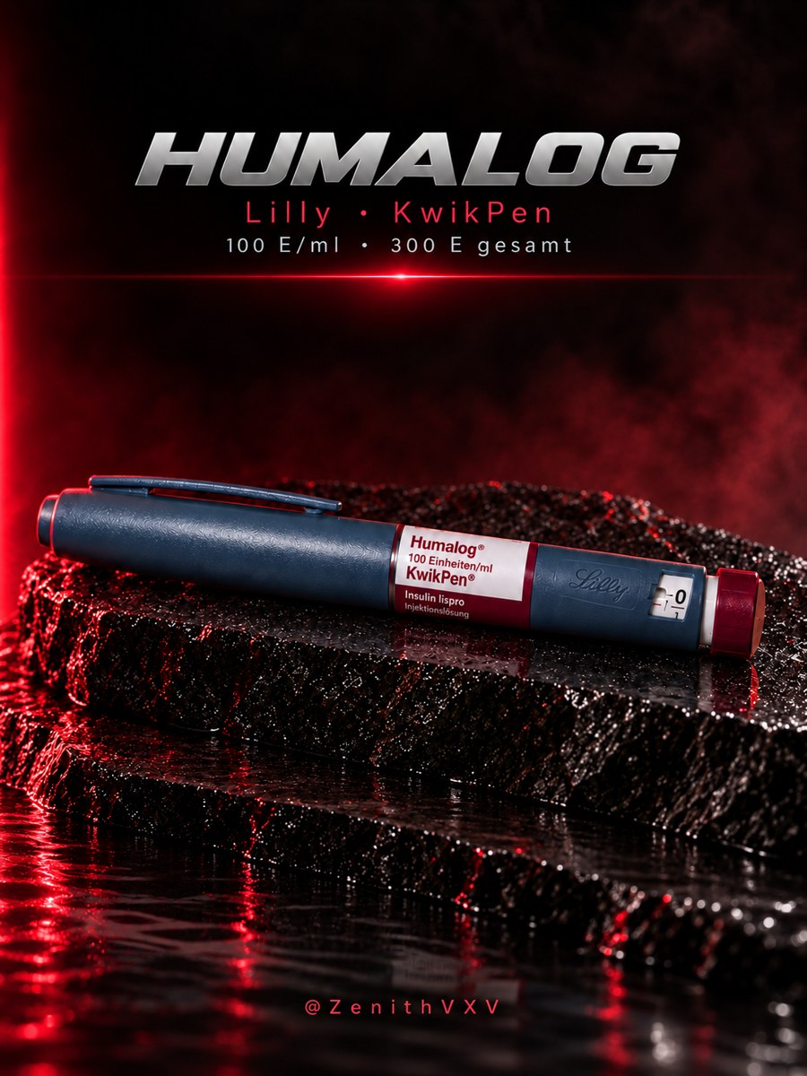 Humalog (Insulin lispro) — 100 IU/ml · 3 ml · KwikPen